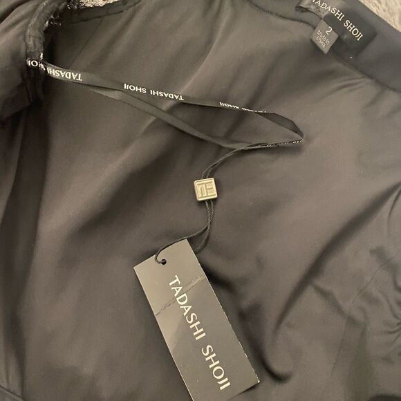 Tadashi Shoji lace/ mesh cropped blazer, size 2 - Picture 15 of 16